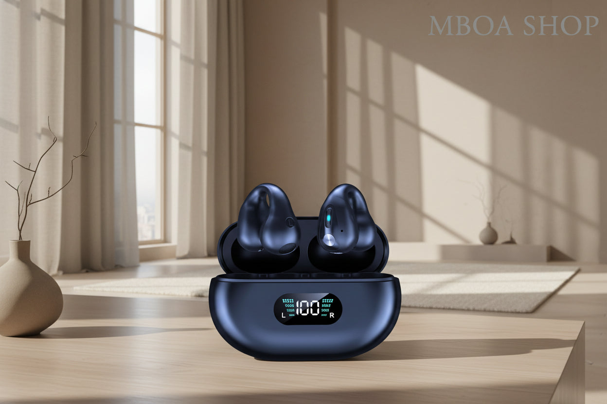 Écouteurs Bluetooth à Conduction Osseuse – Liberté, Sécurité et Confort