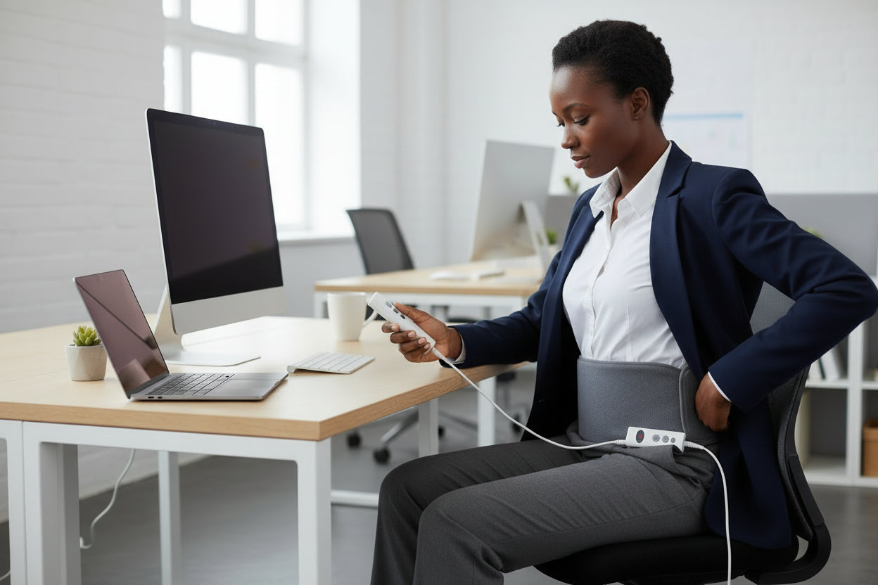 Ceinture Chauffante Lombaire – Détente Profonde et Soulagement Instantané